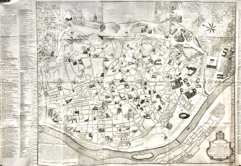 Plano Geométrico De La Ciudad De Sevilla Mapas Planos Frame